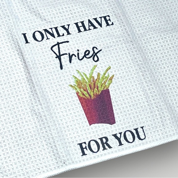 White Waffle Pattern Dish Hand Towel - Picture 3 of 9